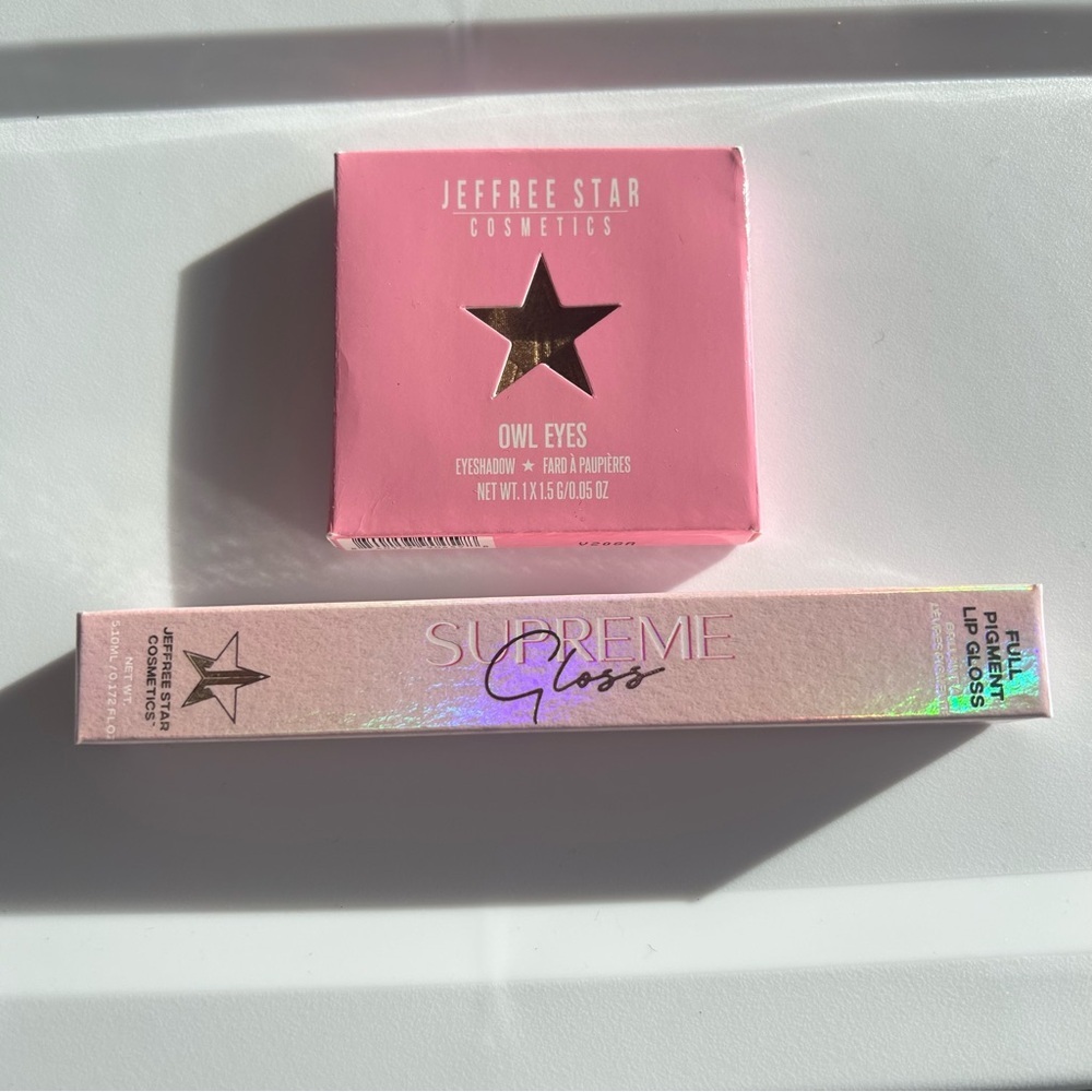 Jeffree Star Cosmetics Supreme Gloss Mannequin & Artistry Eyeshadow Owl Eyes